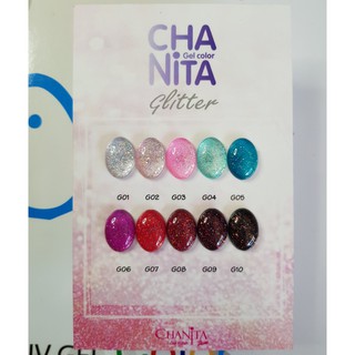 Glitter collection G01-10 กลิ๊ตเตอร์ คอลเลคชั่น by Chanita brand