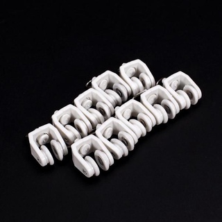 10pcs  Curtain Track Glider Drape Rail Runner Gliding Hanger for Hotel