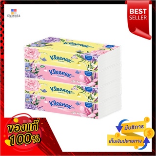 คลีเน็กซ์เซนส์กลิ่นอโรม่า110 แผ่น แพค 4KLEENEX SCENTED AROMA SOFTPACK 110S X4