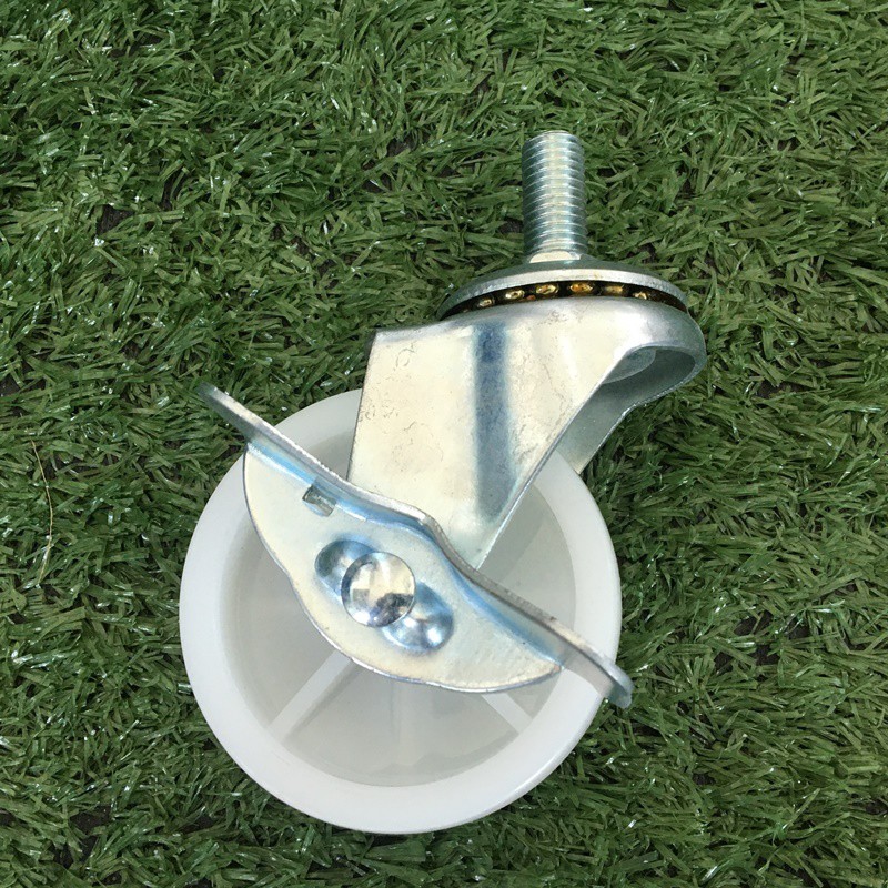 ล้อพีพี 3 นิ้ว (75มม.) สกรูเบรกM12 ล้อโพลีพรอพโพลีน รับน้ำหนัก 40-60 กก. รุ่น Light duty ยี่ห้อ Tiger - รูปที่ 2