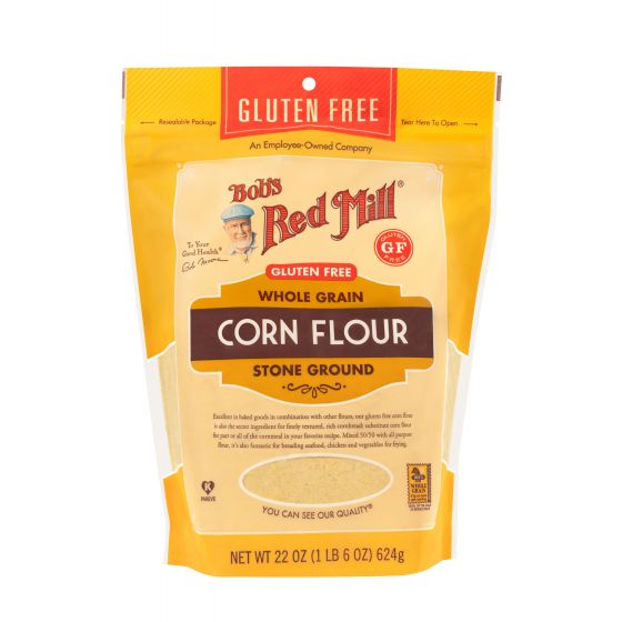 Bob's Red Mill Gluten Free Corn Flour 22 oz. กลูเต็นฟรี แป้งข้าวโพด