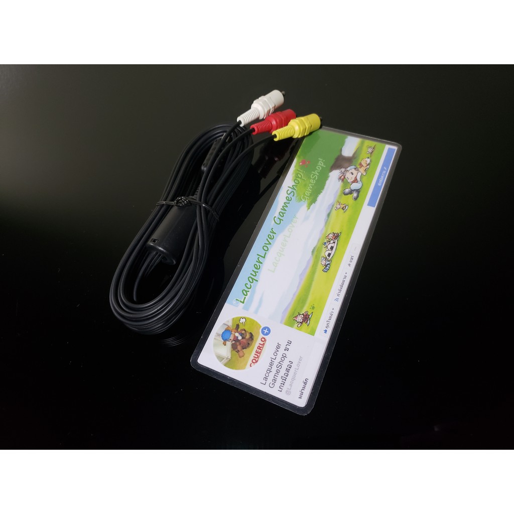 OFFICIAL PLAYSTATION  AUDIO VIDEO CABLE (USED) สาย AV สำหรับเครื่อง PS1/PS2/PS3 ของแท้ !!