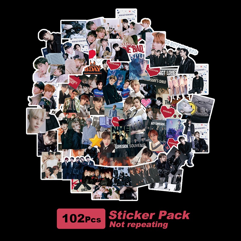 102 ชิ้น / เซต TXT สติกเกอร์ GOOD BOY GONE BAD สติกเกอร์ รูปภาพ ไดอารี่ กระเป๋าเดินทาง (พร้อมส่ง)
