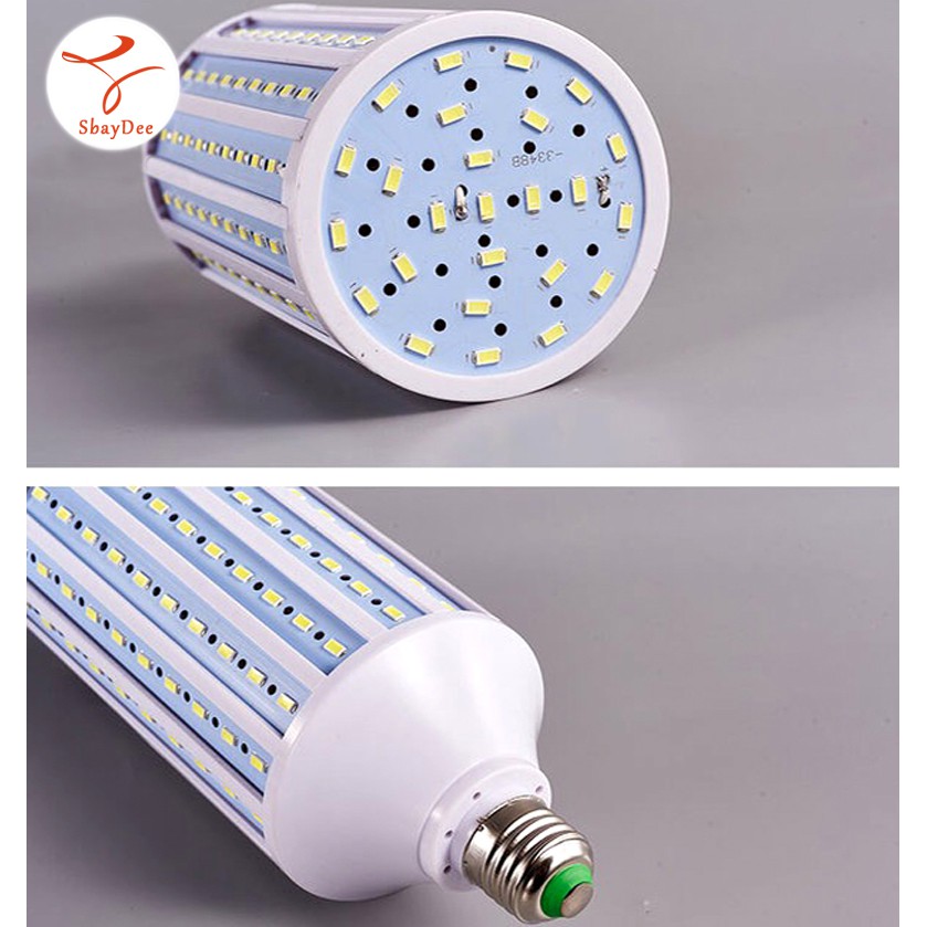 ภาพถ่ายสตูดิโอการถ่ายภาพ LED 40W-168ลูกปัด / 60W-204ลูกปัด / 120W-305ลูกปัด E27 5500K โคมไฟข้าวโพดอ่อนหลอดไฟกลางวัน