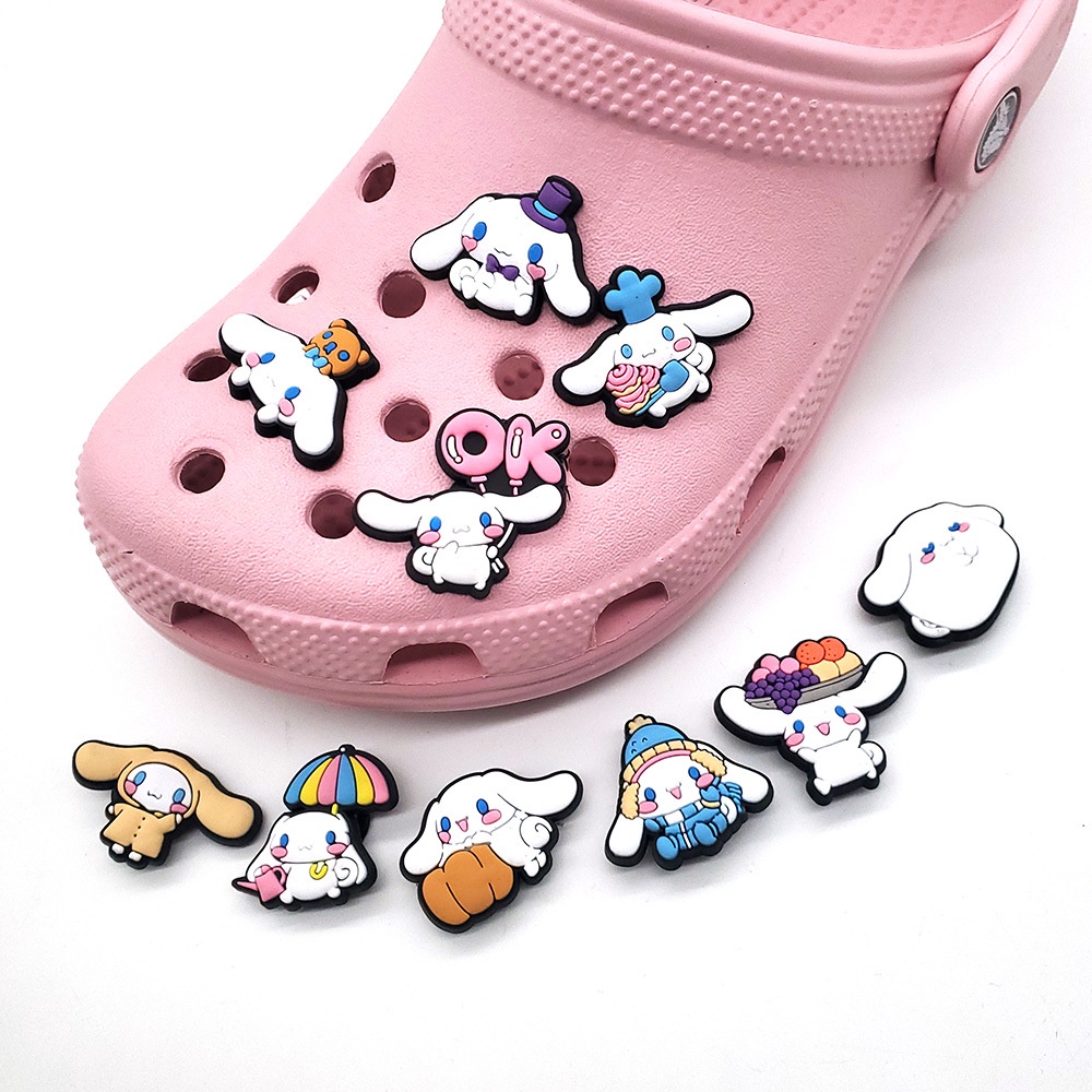 JIBBITZ cross charms ตัวติดรองเท้า Cinnamoroll ตัวติดรองเท้า cross