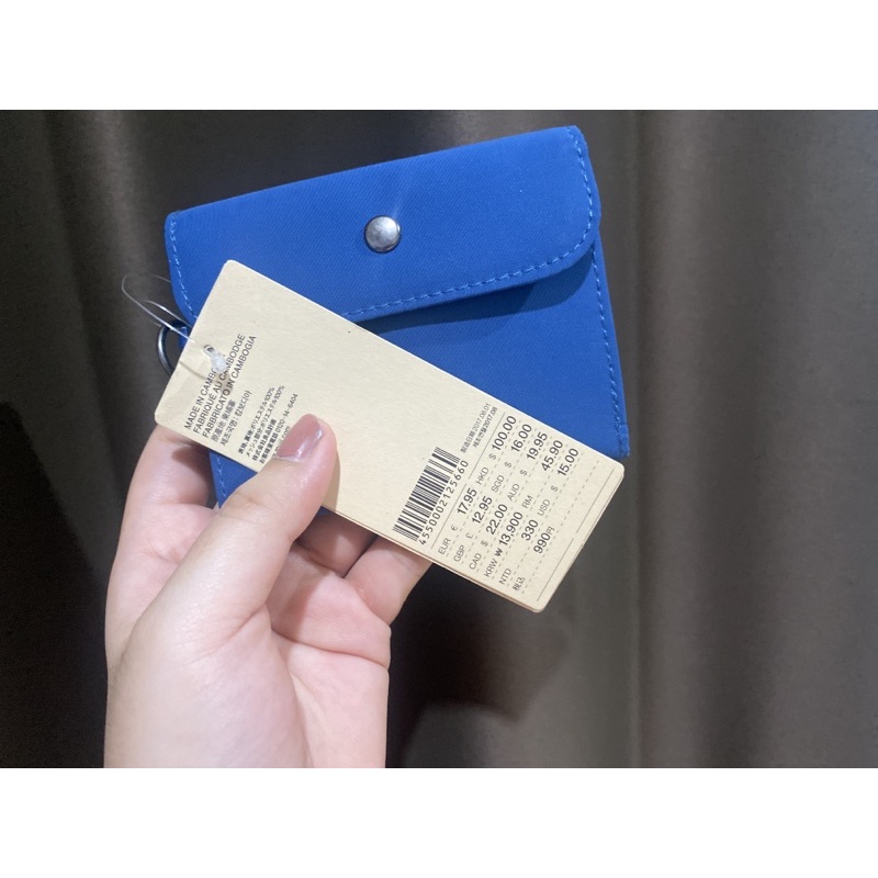 Muji กระเป๋าสตางค์พับได้ Polyester