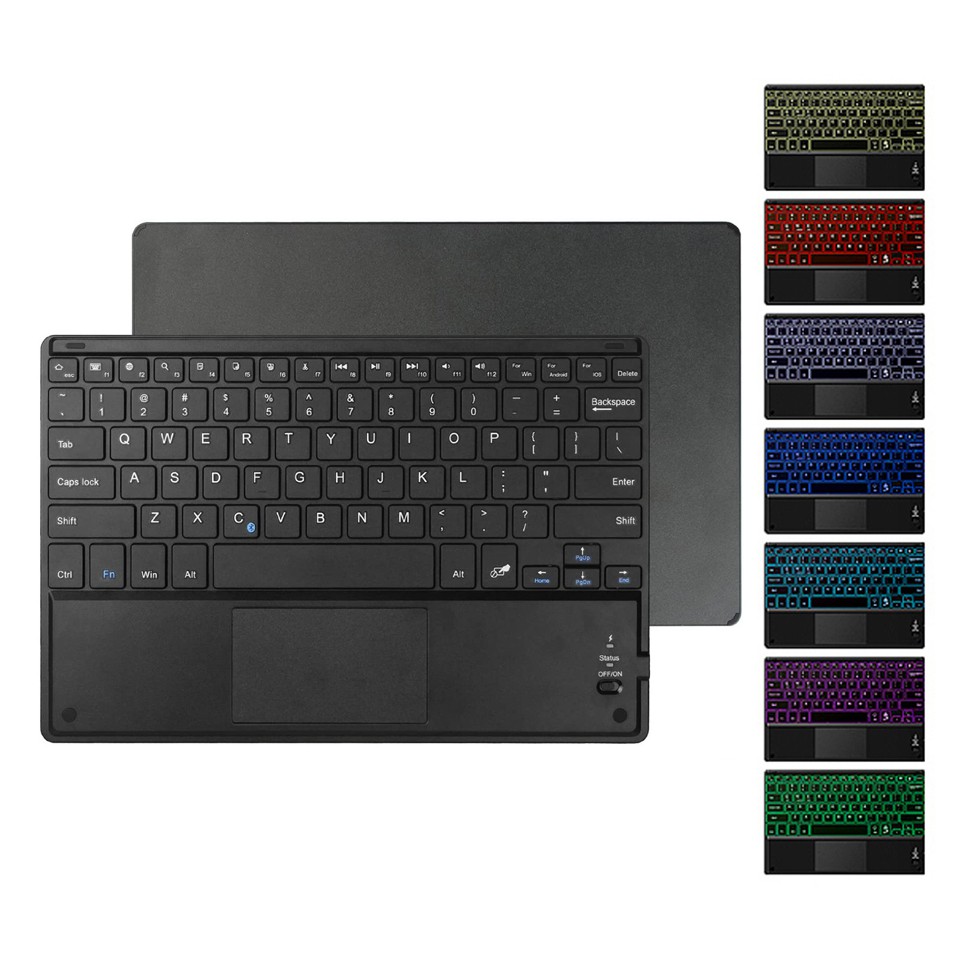 10 inch Bluetooth Wireless Keyboard With Touch Pad For Android Windows ...