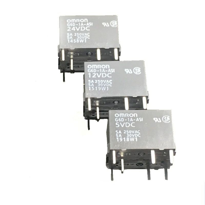 G6D-1A-ASI-5VDC 12VDC 24VDC รีเลย์ 12V 5V 24V 4ขา 5A i ร้านเราส่งทุกวัน ร้านในไทย