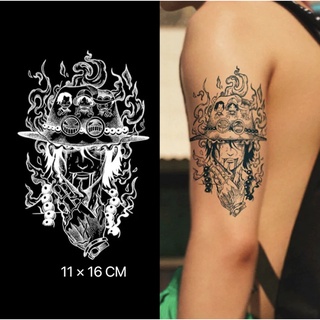 【Mars Tattoo】ใหม่ สติกเกอร์รอยสักชั่วคราว ลายอะนิเมะ One Piece water D. กึ่งถาวร ติดทนนาน 2 สัปดาห์ กฎหมาย D200