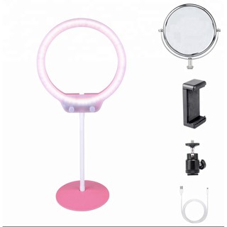 Selfie Ring Light  ขนาด 9 นิ้ว  3200K-5600K กำลังไฟ 8W