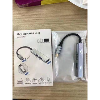 อะแดปเตอร์ฮับ แบ่งช่องสัญญาณ USB Hub Type C 3.0 3 พอร์ต