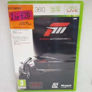 แผ่น Xbox 360 Forza Motorsport 3 ( 2Disc)(แผ่นแท้)(PAL)