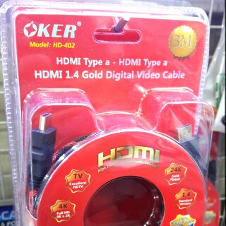 (HDMI/3M) สาย Hdmi 1.4 Gold Digital Video Cable