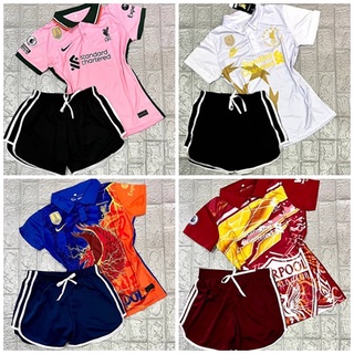 NEW ชุดบอลลิเวอร์พลู ชุดบอลหญิง เสื้อบอลวิเวอร์พลู เสื้อพร้อมกางเกง มี 19 แบบให้เลือก พร้อมส่ง แจ้งไซส์ทักแชทค่ะ