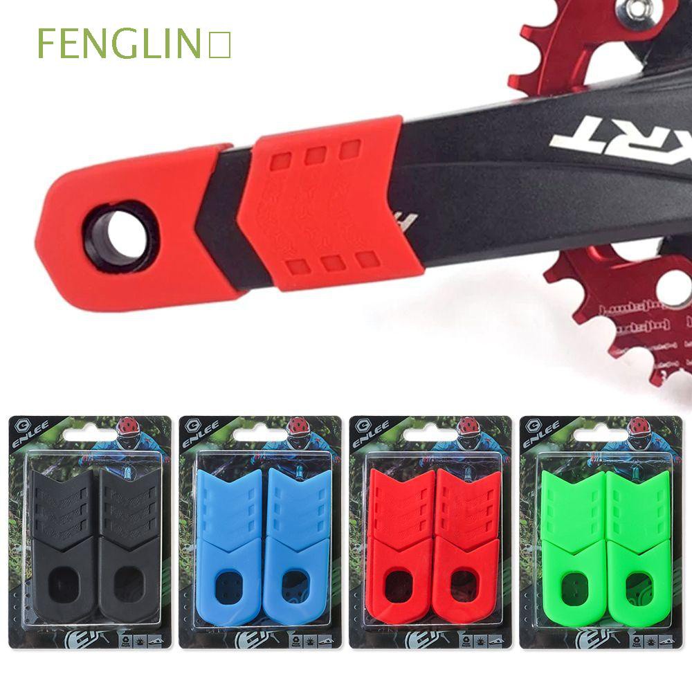 FENGLIN???? New Crank Protector Cover Boot Bike Silicone Arm Sleeve
