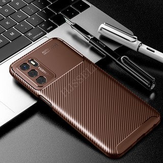 เคส OPPO A16 Case Silicone Carbon fiber Shockproof Phone Case Back Cover OPPO A15 A15S A74 5G A54 A12 กรณี ฝาครอบ