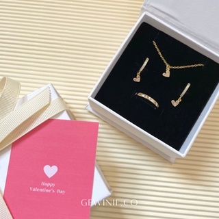 Gewinie.co - Special LOVE set เซ็ทต่างหู + สร้อยคอ (ฟรีกล่องจิวเวลรี่)