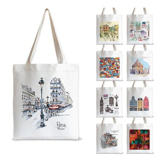 กระเป๋าผ้า ถุงผ้า ลายสวย Collection "City"