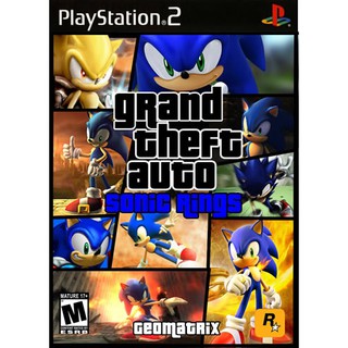 แผ่นเกมส์PS2 GTA San Andreas:Sonic Rampage เกมเพล2 gta san sonic ps2