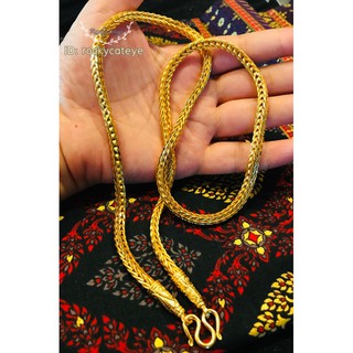 สร้อยคอ ทองเคลือบแก้ว ทองไมครอน ประมาณ 5บาท