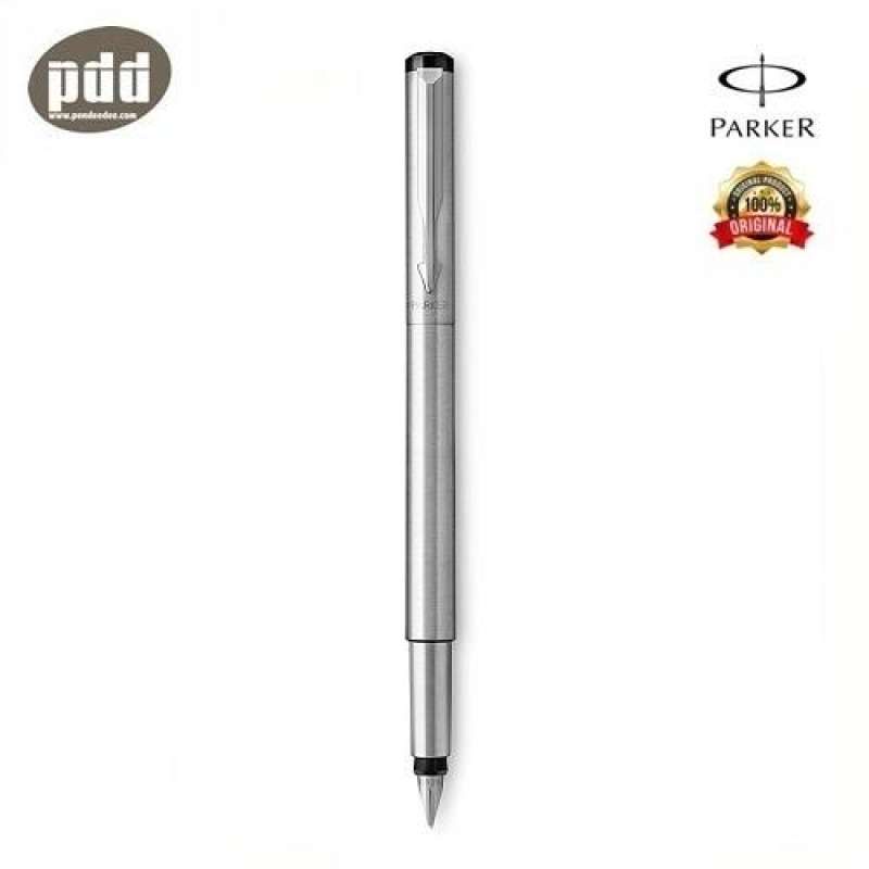 PARKER ปากกา ป๊ากเกอร์ หมึกซึม เว็กเตอร์ ด้ามน้ำเงิน ดำ ขาว แดง เขียว ม่วง น้ำเงิน สแตนเลส พร้อมกล่อ