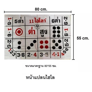 หน้าแปลน ขนาดมาตรฐาน แผ่นหนา แปลนเลนเกมส์ เสื่อเล่นเกมส์ลูกเต๋าเขย่า แผ่นเล่นเกมส์ลูกเต๋า