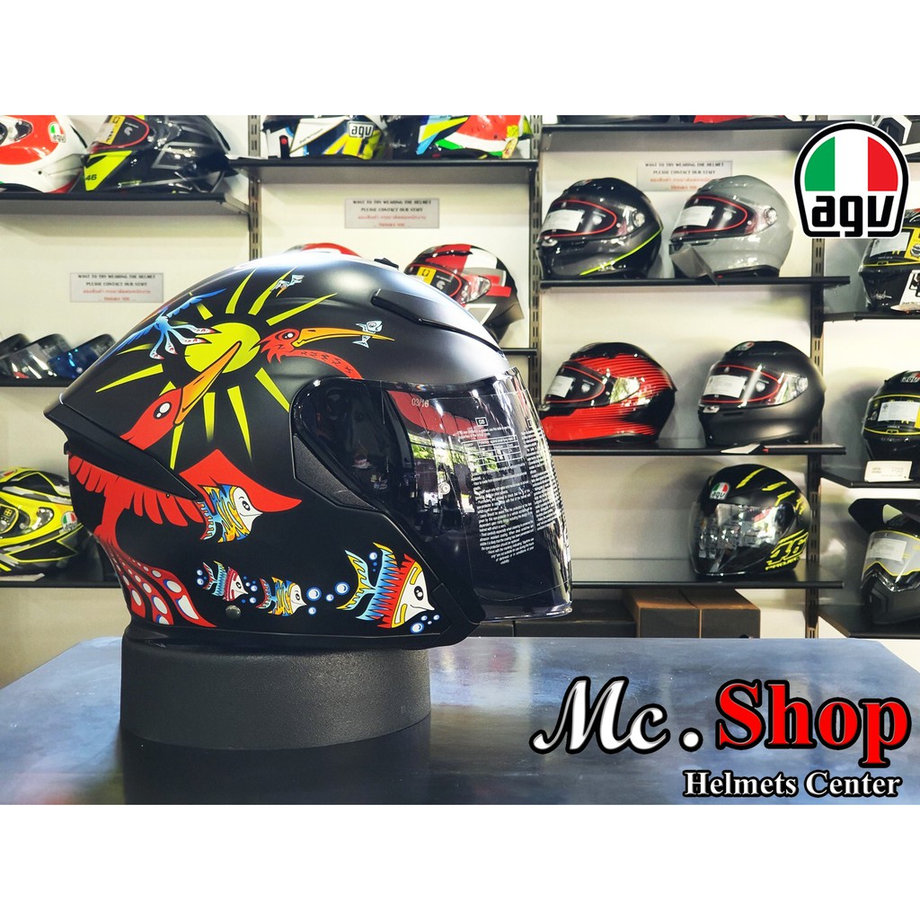 หมวกกันน็อค AGV K5 JET ZOO MATT BLACK