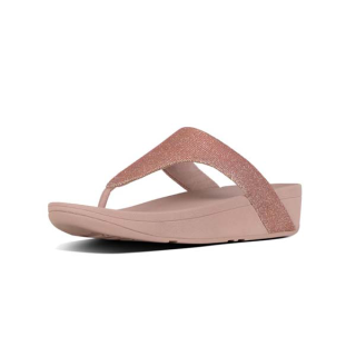 FITFLOP รองเท้าลำลองผู้หญิง LOTTIE GLITZY รุ่น R24-323 สี ROSE GOLD รองเท้าผู้หญิง