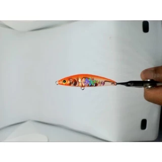 ซิงกิ้งFROGGY เกล็ดสะท้อนแสง 5.5 cm. 7.5g. พร้อมตัวเบ็ด