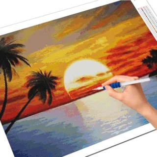 (พร้อมส่ง) ชุดเครื่องมือสำหรับครอสติชคริสตัล สำหรับภาพติดเพชร ภาพวาดเพชร Diamond Painting 5D DIY