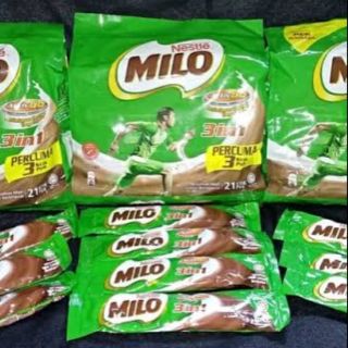 12 ซอง X 33 กรัม Nestle Milo 3 in 1 มาเลเซีย รสชาติอร่อย ไม่หวานเกินไป ไม่มันเกินไป ไมโลอร่อย ไมโลมาเลย์ ขนมมาเลย์