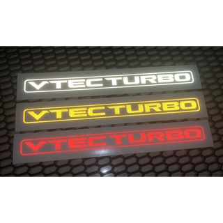 VTEC TURBO สะท้อนแสง 3M  สติกเกอร์  สติกเกอร์Honda  สติกเกอร์แต่งรถ JDMStyle