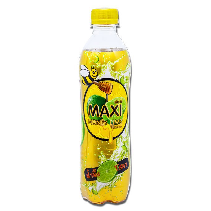 MAXI แม็กซี่ น้ำผึ้งมะนาวโซดา ขนาด 333ml/ขวด ยกแพ็ค 12ขวด