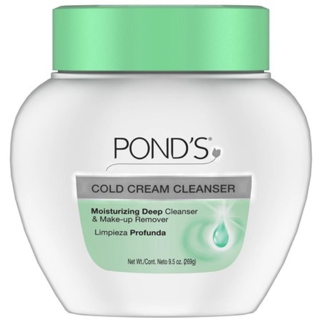 PONDS Cold Cream Cleanser 269g. พอนด์ส โคลด์ คลีนเซอร์ ครีมล้างเครื่องสำอาง+ทำความสะอาดผิวหน้า เพื่อ