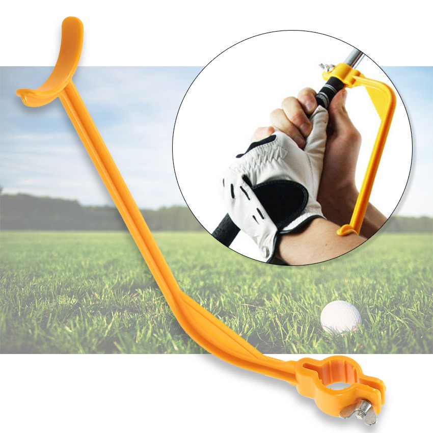 Elit อุปกรณ์ซ้อมวงสวิงกอล์ฟ Golf Swing Training Aid Tool ตัว L แก้ปีกไก่ หน้าไม้ตรง เพิ่มความแม่นยำ ใช้ได้ทุกไม้