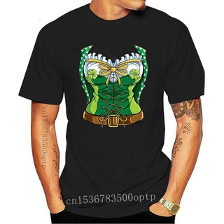 เสื้อยืดลําลอง แขนสั้น พิมพ์ลาย Leprechaun St Patricks Day แฟชั่นฤดูร้อน สําหรับผู้ชาย และผู้หญิง 184543