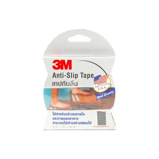 เทปกันลื่น 3M 1"X1.8M สีเทา | 3M | XT002023320 แผ่นเทปกาว อุปกรณ์แพคกิ้ง เครื่องมือช่าง