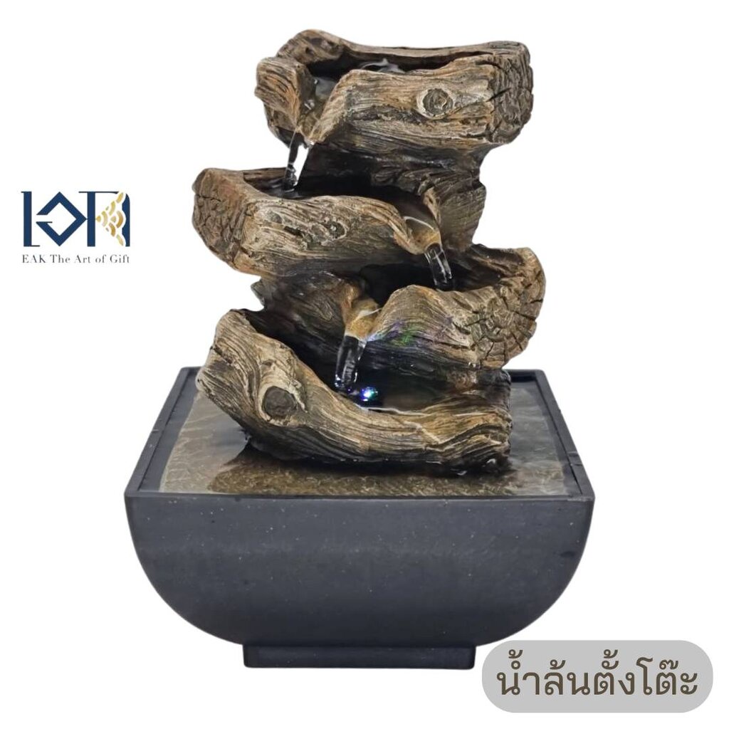 ชุดน้ำพุตั้งโต๊ะ รุ่นธรรมชาติหัวเสียบUSB ขนาดเล็กๆเสริมฮวงจุ้ย ตกแต่งบ้านเสริมฮวงจุ้ย น้ำตกน้ำล้นของขวัญมงคล