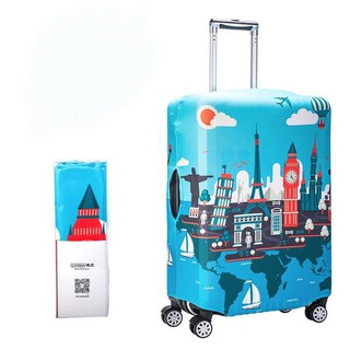 Chu Luggage  ผ้าคลุมกระเป๋าเดินทาง  รุ่น013  สีฟ้า