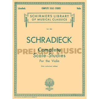 (Violin) SCALE STUDIES (AUTHORIZED EDITION) Schirmer Library of Classics Volume 364 (HL50254540)