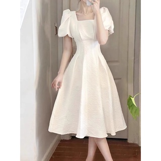 prices romantic dress เดรสแขนพัฟ เดรสคุณหนู ไซส์ S-2XL