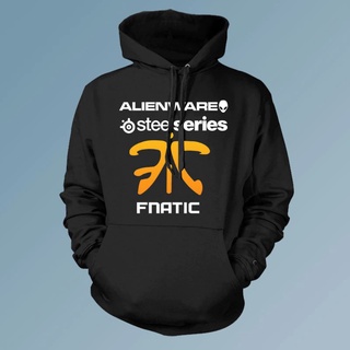 เสื้อจั๊มเปอร์ ผ้าฝ้าย ลายทีมเกม Lol Csgo Clan Fnatic แฟชั่น สําหรับเพื่อน