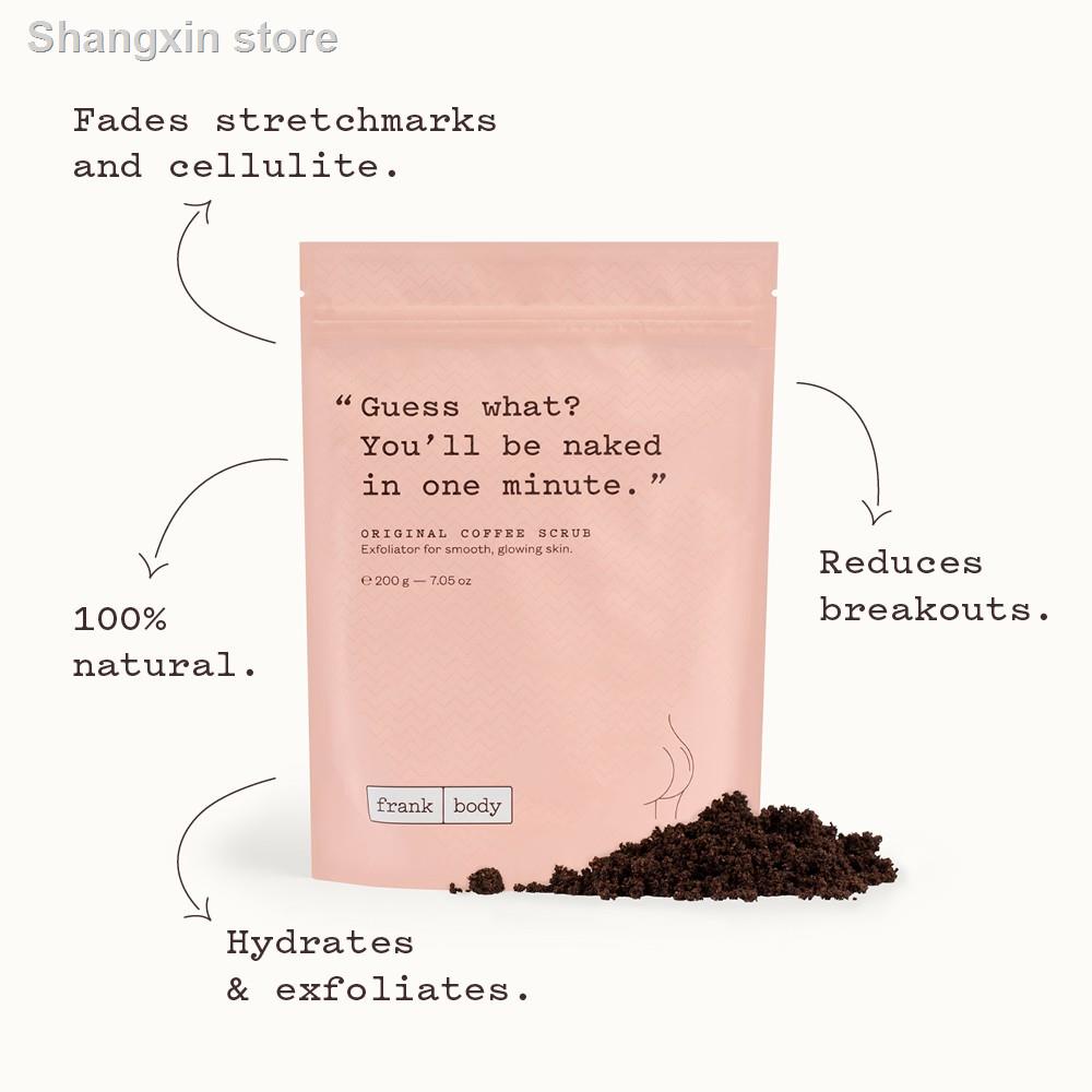 การเคลื่อนไหว50%◆✶✎Frank Body Coffee Scrub (พร้อมส่ง)