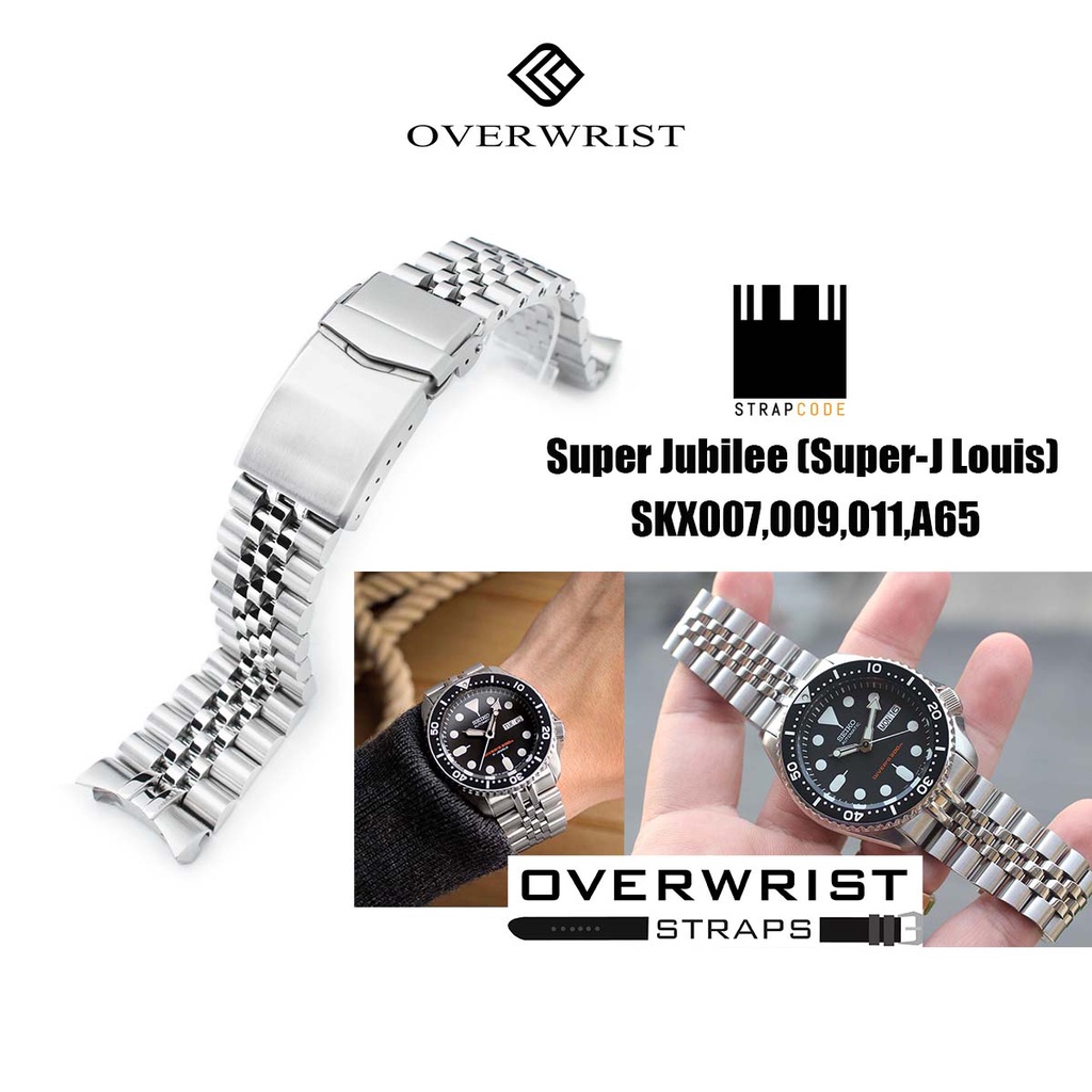 สายนาฬิกา Strapcode Super Jubilee (SuperJ Louis) for SKX007,009,011 Shopee Thailand