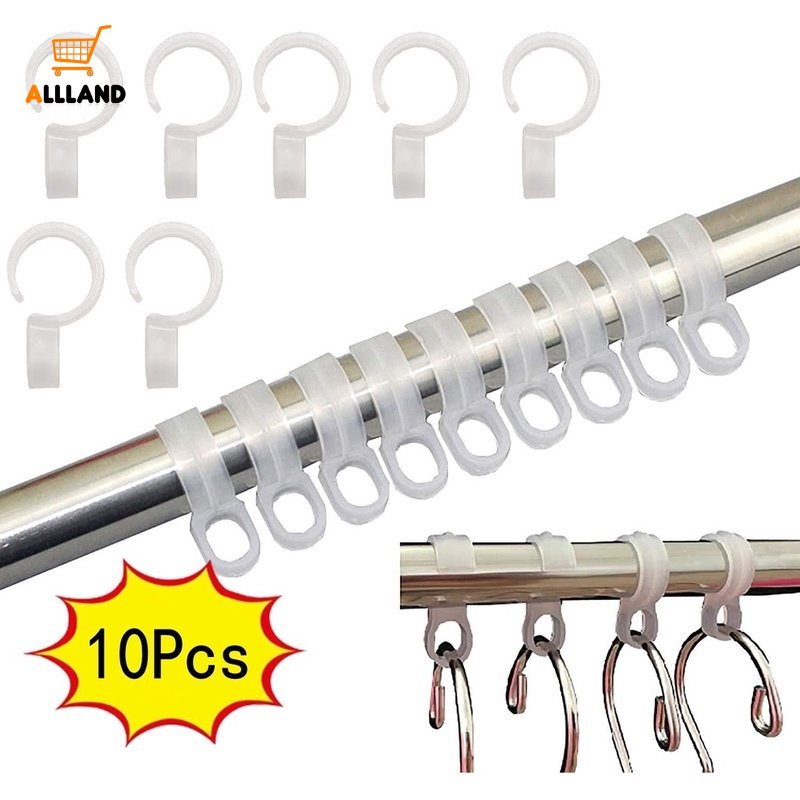10 ชิ้น / เซต ตะขอกันลม ไม้แขวนเสื้อ / พลาสติกใส กันลื่น หัวเข็มขัดคงที่ / บ้าน ซักรีด ตะขอแขวน หัวเข็มขัด คลิป
