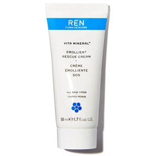 พร้อมส่ง ของแท้ REN Clean Skincare Vita Mineral Emollient Rescue Cream 50ml (No Box)