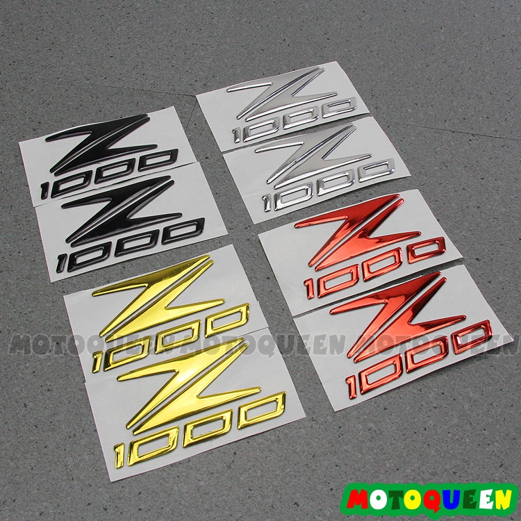 สติกเกอร์ตราสัญลักษณ์ สําหรับติดตกแต่งตัวถังรถมอเตอร์ไซค์ KAWASAKI Z1000 logo Z1000