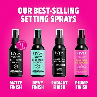 ของแท้/พร้อมส่ง NYX Professional Makeup Setting Spray โปรเฟสชั่นแนล เมคอัพ เซ็ตติ้ง สเปรย์ 60ml.