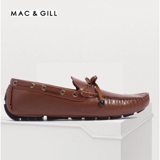 รองเท้าผู้ชายหนังแท้แบบสวม Style Driving Moccasins Leather Shoes