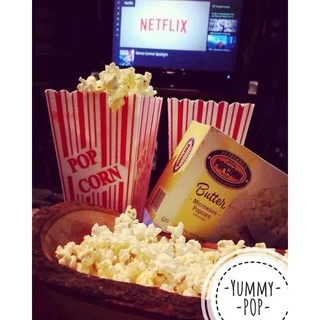 🍿 ป๊อบคอร์นไมโครเวฟ พรีเฟิร์ด USA Popcorn Microwave 1 กล่อง/3ซอง (85 กรัม x 3)อร่อยต้องลอง